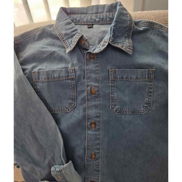 Art Class Kids Denim Button-Up Shirt – Size Large (10/12) - Picture 6 of 6